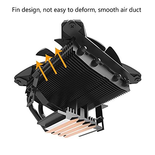 CPU radiateur de refroidisseur silencieux 120mm pour PC RGB