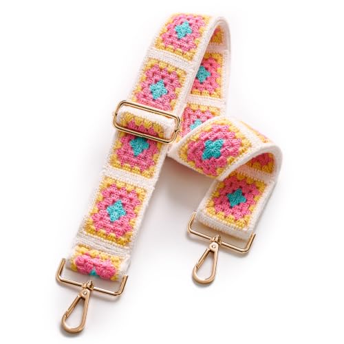 Image of chushui Knit Purse Strap,Replacement Crossbody Wide Adjustable Shoulder Strap for Bag Handbag
