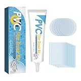 Firmklse 【2026年 パドリングプール修理キット PVC エアマットレス用 防水 耐塩 耐 UV 耐湯四機能 インフレータブルパッチセット ホットタブ スパプール 地上水中ライナー キャッスル エアベッド ヨガボール 多機能修理ツール 漏れ修復簡単