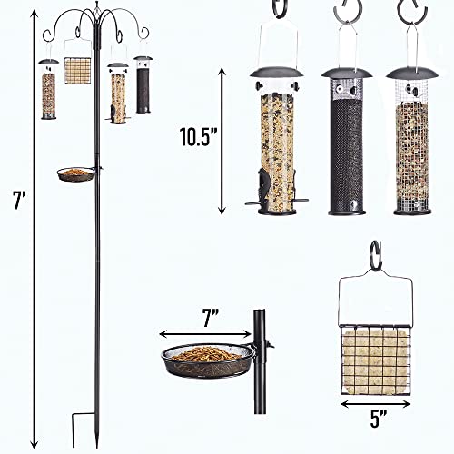 North States Bird 1862 Ultimate Station Birdfeeder, Black - Image 2