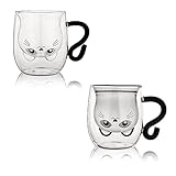 Regalo perfetto: questo set di tazze per gatti ha una confezione squisita ed è pratico, soddisferà sicuramente il tuo amante, famiglia, parente, amico o collega. È un regalo perfetto per la festa della mamma, il compleanno e Natale o un bel regalo per te stesso.