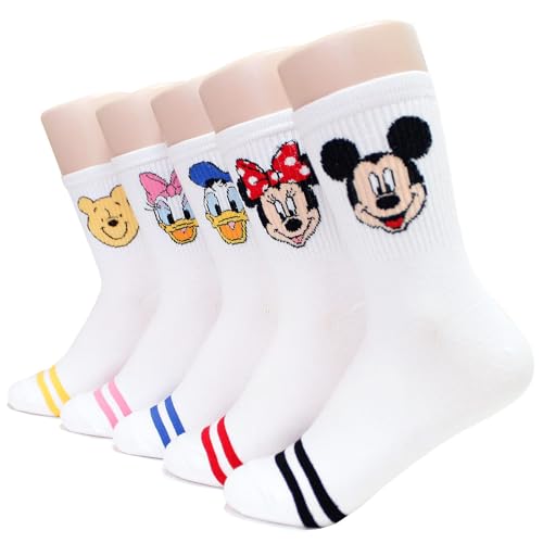 EVEISOCKS Animation Character Cartoon Series Collection Womens Original Socks (US Alpha One Size Regular Regular D_04)