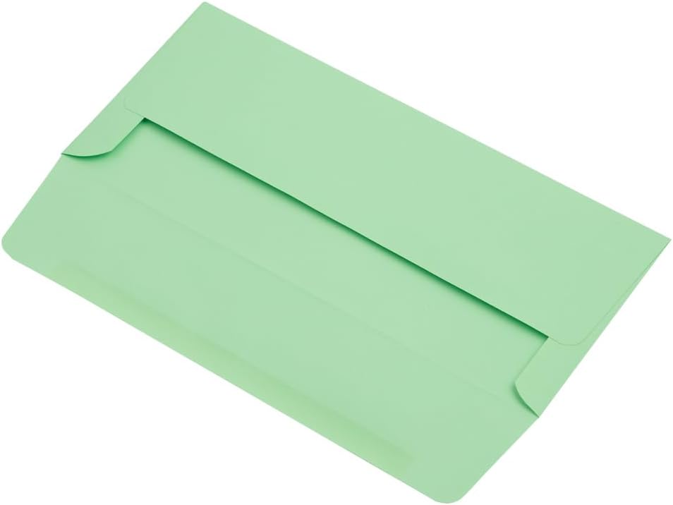 JAM PAPER #10 Business Colored Envelopes - 4 1/8 x 9 1/2 - Light Green - Bulk 1000/Carton