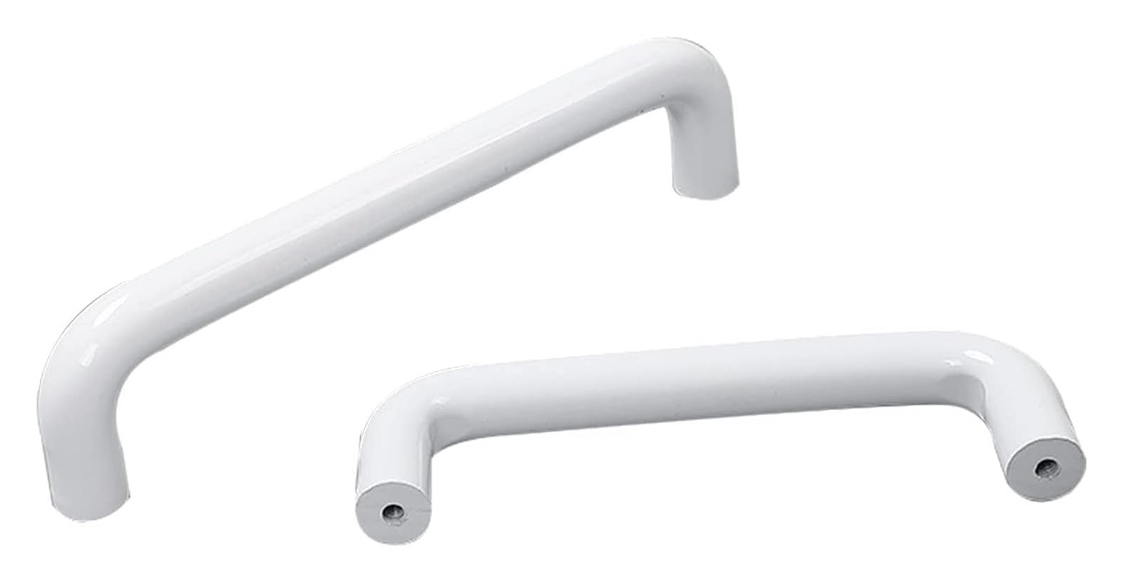 Voplivat One Color Kitchen Cupboard Handles, Aluminum Alloy Bow Cabinet Handles White 96-588Mm Hole Distance(Hole Distance 256Mm)