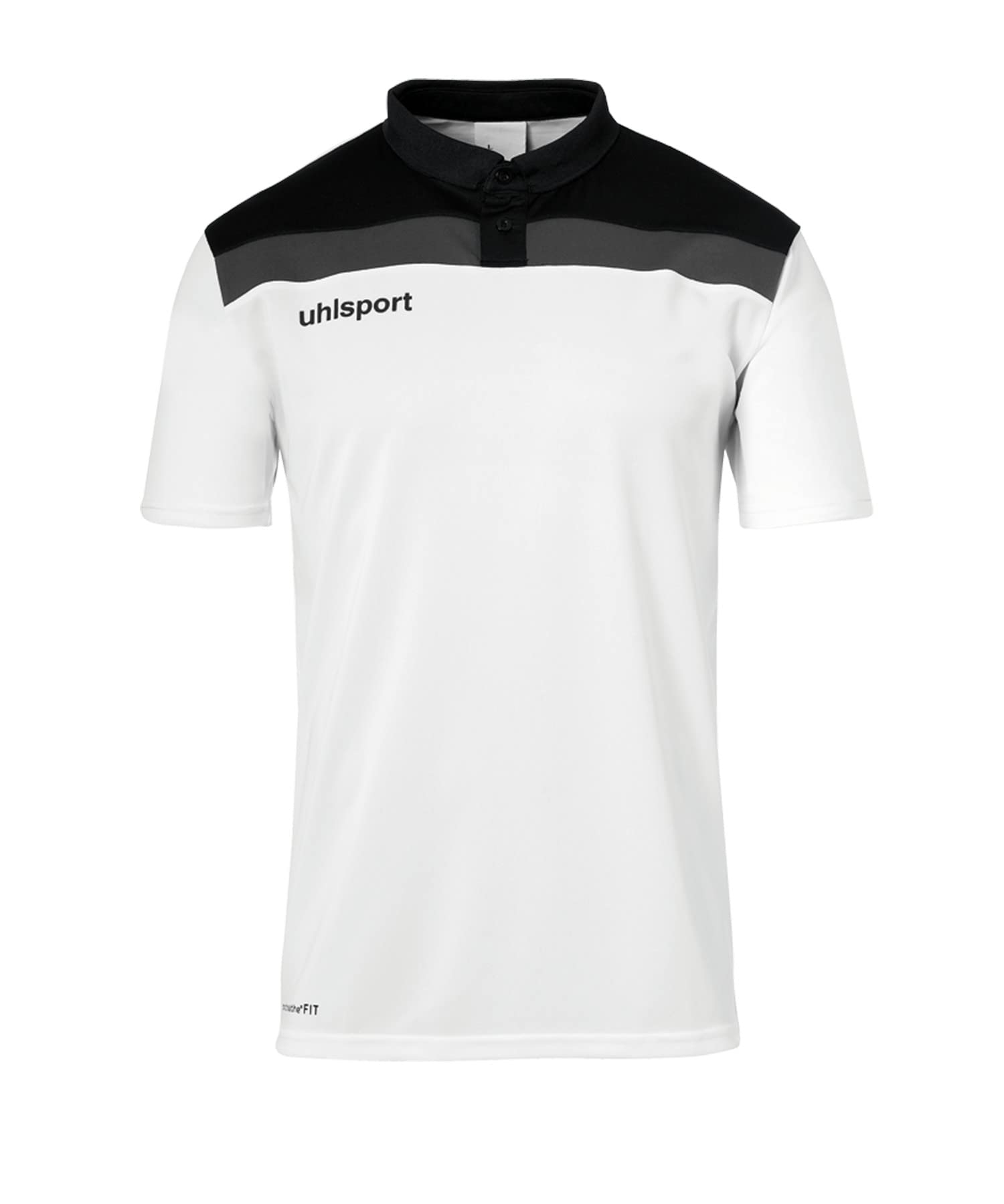 Uhlsport Offense 23 Polo Children's Polo - White/Black/Anthra, 152