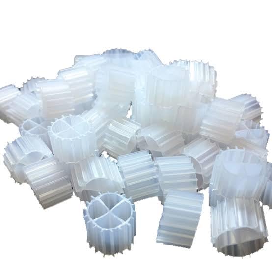 K1 Bio Media/Moving Bed Filter Media (10mm x 10mm) for Aquarium & Koi Ponds | What The Fish (1 LTR.)