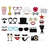 Utilisation polyvalente : idéal pour votre fête d’anniversaire, vos autoportraits, vos photos ou tout autre endroit de votre choix, convient à tous, accessoires de cinéma, accessoires de séance photo