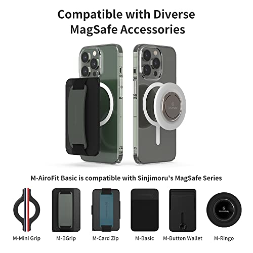 Coque iPhone 13 Pro Sinjimoru M-Airofit Basic fine et transparente pour smartphone - 5