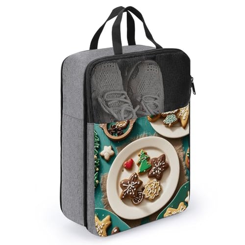 Bolsas de polvo para zapatos de golf de diseño resistente e impermeable con cremallera 3