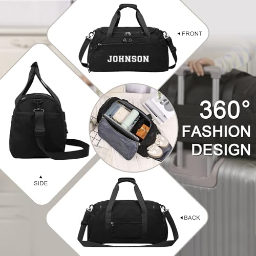 Personalized Duffel Bag with Wet/Dry Separation