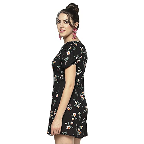Image of SERA Women's Cotton A-Line Mini Casual Dress