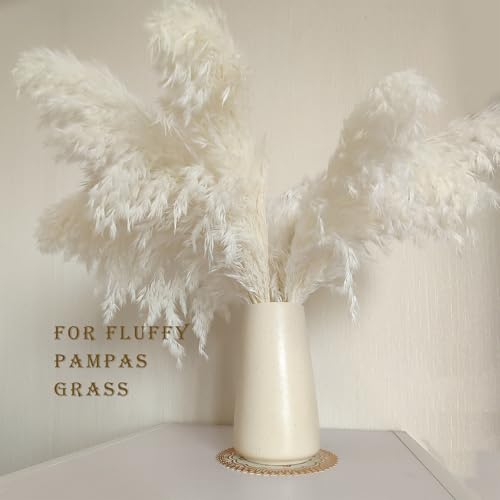 Vase céramique minimaliste beige 15,2 cm Flying-Edge