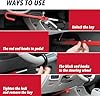 CARTMAN Steering Wheel Brake Lock Vehicle Anti Theft Security Brake Pedal Lock with Adjustable Length Fit for Distance from Steering Wheel to Pedal Within 53cm to 76cm #3