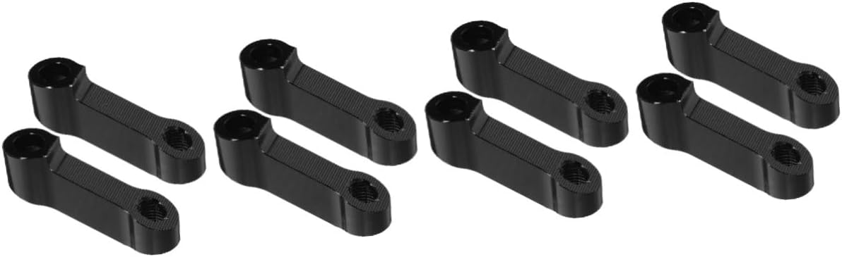 4sets Motorcycle Rearview Mirror Extender Aluminum Alloy Bracket Mirror Riser Adapter for Diy