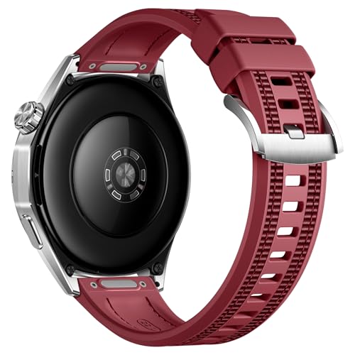 Image of One Click 22mm Strap Compatible with Huawei Watch GT6 Pro GT 6 46mm Band Nylon Silicone Replacement GT5 GT4 Strap Compatible with Garmin Venu 4 Bands 45mm,GTR 4,Bip 6,Vivoactive 4