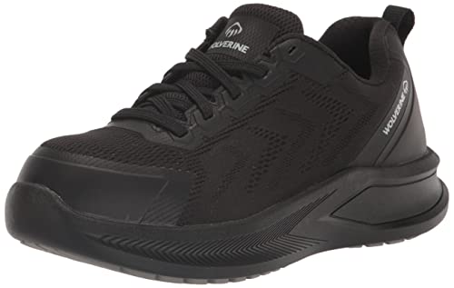 Wolverine Women's Bolt Knit Industrial Shoe, Black, 6.5