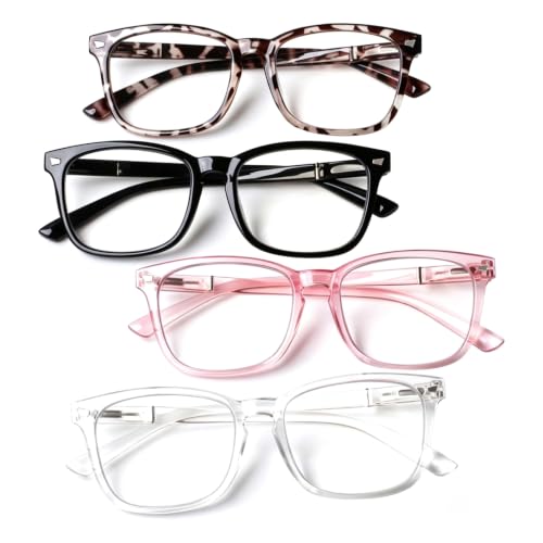 4-Pack Blue Light Blocking Reading Glasses