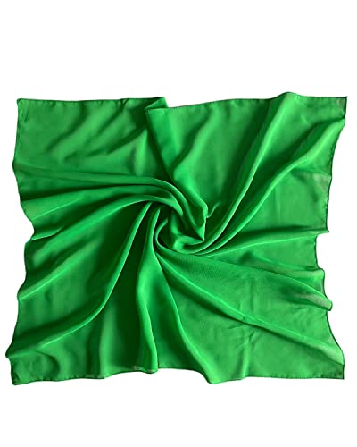 chiffon neckerchief for women neck scarf 23.6''x23.6''2