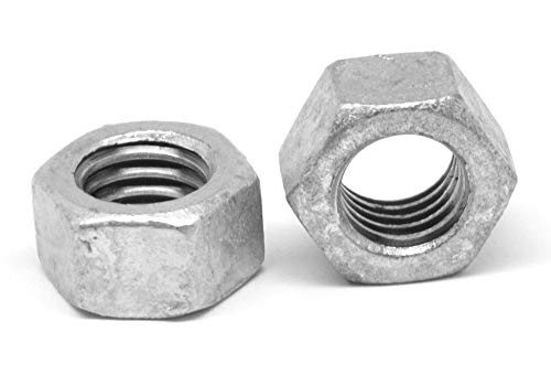 M3-0.5 Hex Nut, Steel Zinc Metric Fasteners. 50-Pack