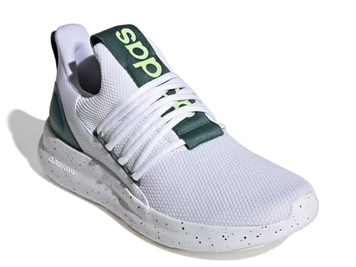 adidas Men's Lite Racer Adapt 7.0 Sneaker, White/Collegiate Green/Pulse Lime, 82