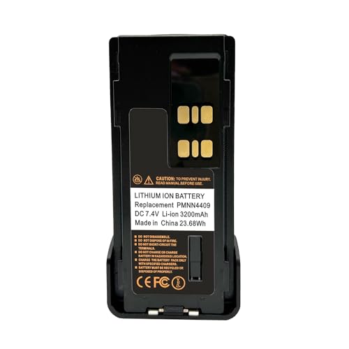 VBLL PMNN4409AR PMNN4409 PMNN4448 3200mAh Walkie Talkie Battery Replacement for XPR7580 XPR7580e XPR7550 XPR7550e XPR 3300 XPR3300e XPR3500 XPR3500e APX4000 APX1000 APX3000 DP4400 DP4601