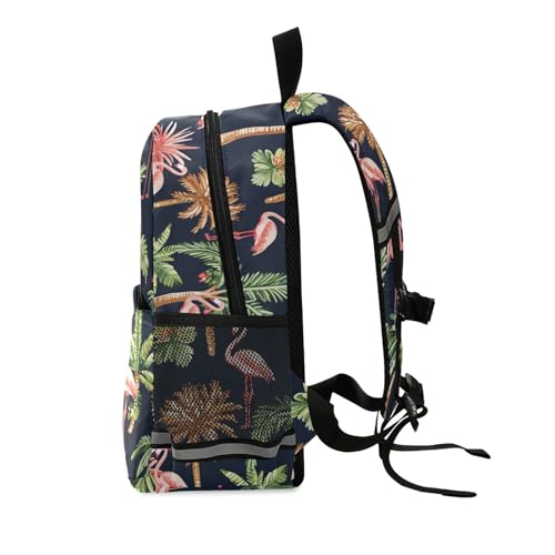 panksolu Palm Tree Pink Flamingo Toddler Backpack for Boys Girls Kids Backpacks Preschool Bag Travel Bag2