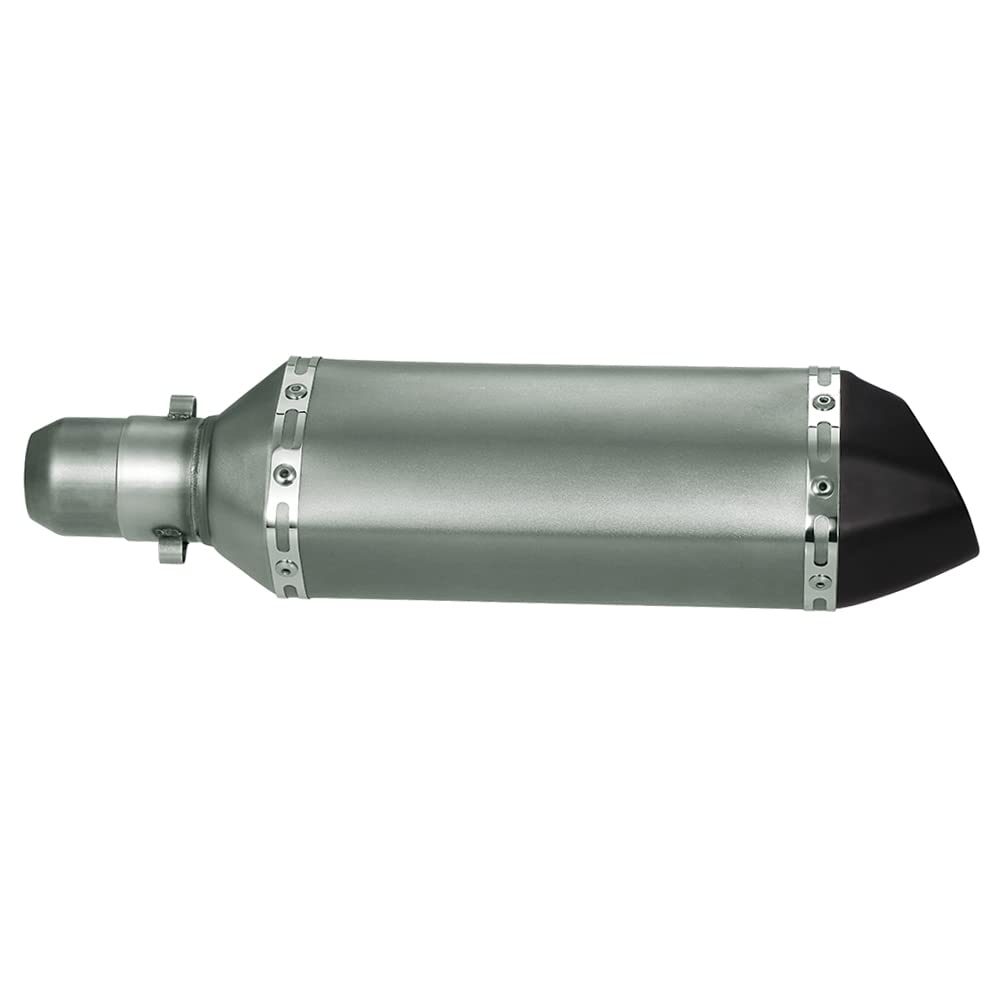Shkalacar 38-51mm Silenciador de Escape Moto, Tubo de Escape Universal, Hexágono Reemplace con Ajuste para Motocicletas ATV