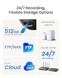 Reolink TrackFlex Floodlight WiFi, 4K PTZ Camera Outdoor, 360° Auto-Tracking Zoom, 270° PIR Detection, 3000 Lumens, Floodlight Camera Wi-Fi 6 with Local AI Video Search, 24/7 Recording, Hardwired - 9
