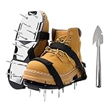 CENFORGE Lawn Aerator Shoes for Grass – Pre-Assembled Aerator Shoes with...