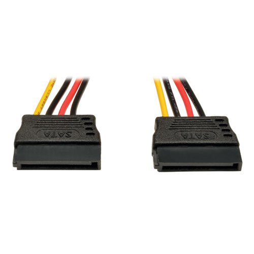 Tripp Lite 15-Pin Serial Ata Sata Power Y Splitter Cable Adapter M/F 6-Inch (P947-06N-2P15) #TOP1