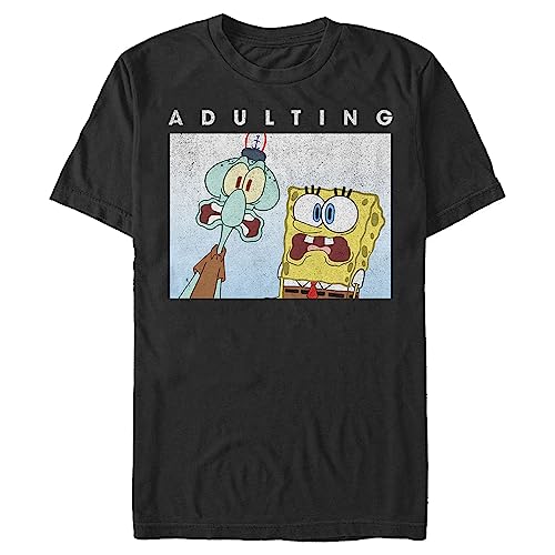 Nickelodeon Adulte T-Shirt Homme idéal pour les sorties amicales du week-end