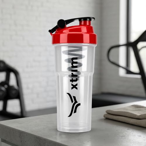 Image of Xtrim 700ml Protein Shaker Bottle with Anti Lump Mixer Attachment for Men & Women, Compact, Leakproof, BPA-Free, Ideal for Protein Shakes, Pre-Workout Smoothies, Smooth Mixing for Pre & Post Workout