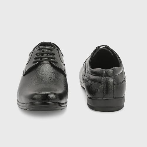Image of Centrino Formal Shoes for Men | Lightweight Comfortable Office Shoes for Man Stylish | Cushioned Insole Lace-Up Shoes for Men | Durable TPR Sole | Trendy Classic Design Footwear for Men (8117)