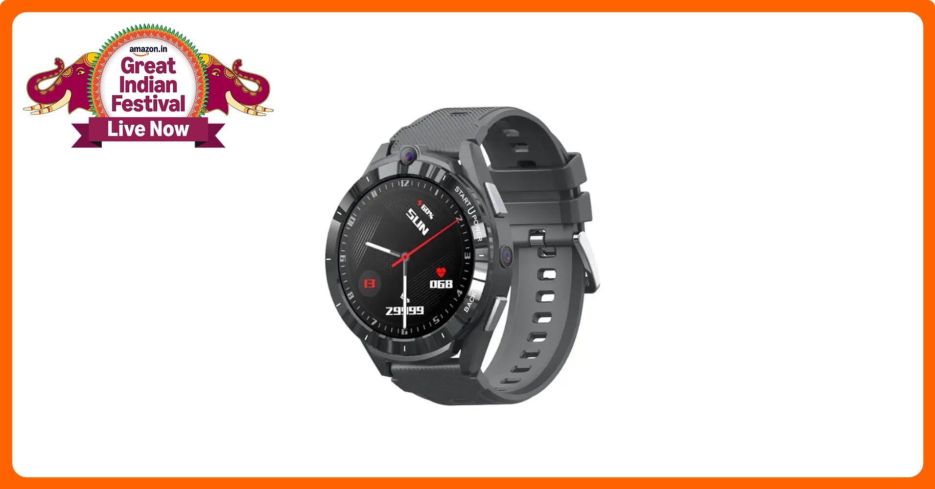 LEMFO LEM16  6+128G 美品 フルAndroidスマートウォッチ LEMFO LEM16 Smart Watch Men 8 core 6G 128G Smartwatch 2022