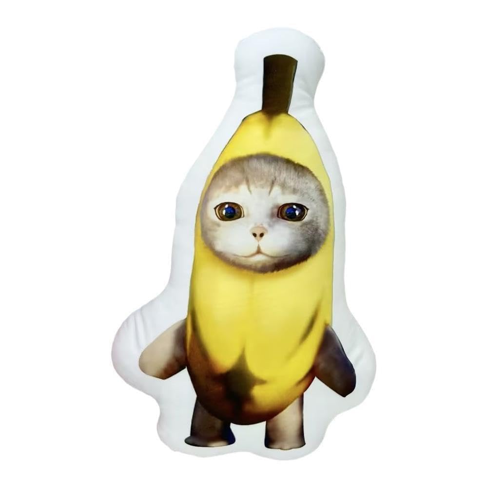 バナナ型猫顔ぬいぐるみ 約60cm Amazon.co.jp: SHUUL 2023 泣くバナナ猫ペンダントかわいいバナナ猫