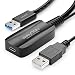 Produktbild deleyCON 10m Aktive USB Verlängerung mit Signalverstärker USB 3.2 Gen1 (USB3.0 mit 5 GBit/s) USB-A auf USB-C PC Computer Laptop Smartphone Tablet