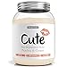Produktbild CUTE NUTRITION® Diät-Shake zum Abnehmen + Energy Boost | 500g | Mahlzeitenersatz Shake Pfirsiche & Sahne inkl. Trainingsplan | Protein-Pulver Low Carb | Eiweißpulver GVO-frei