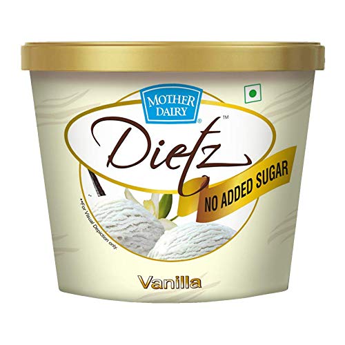 Mother Dairy Sugar Free Natural Vanilla Ice-cream Tub, 500 ml