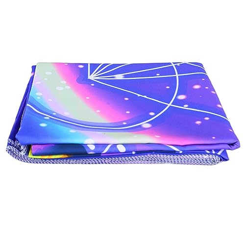 Tapeçaria UV, Multiuso Macio e Confortável, Cores Ricas, Sete Efeitos Fluorescentes do Chakra, Tapeç