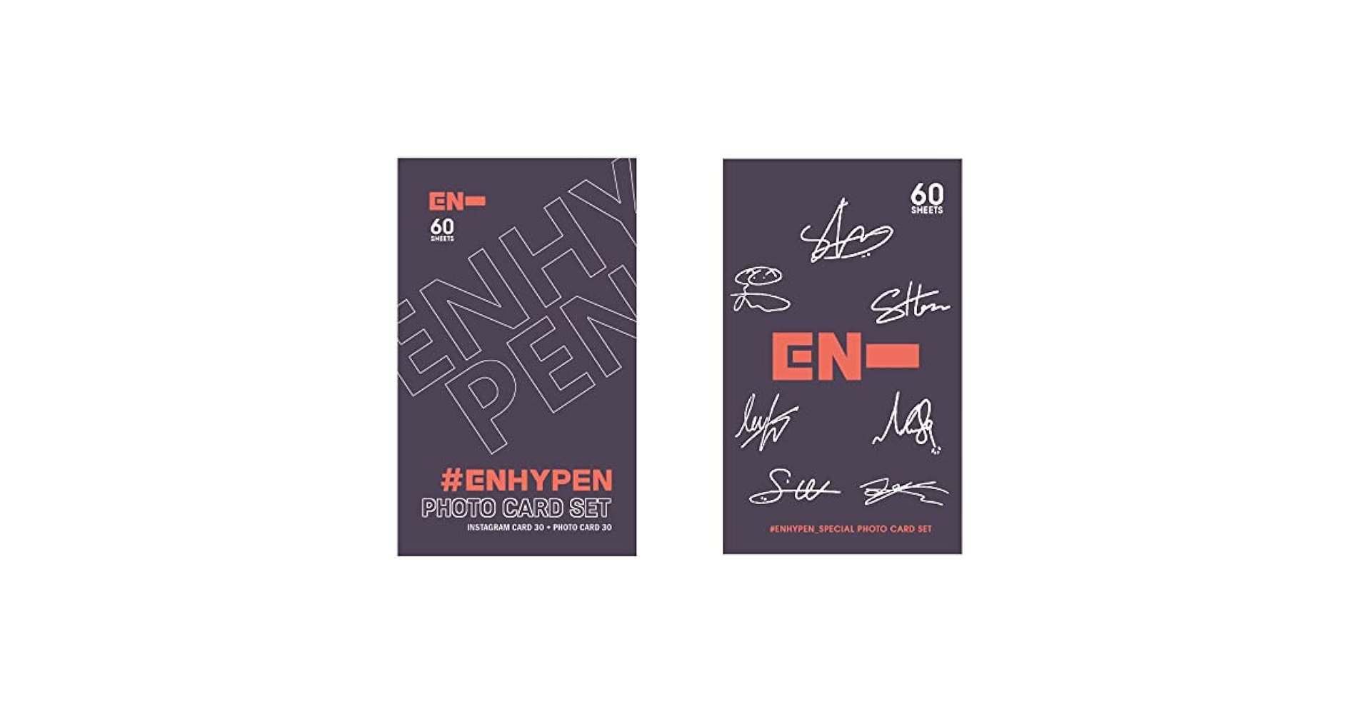 アイドル ENHYPEN set KPOP Idol 2022 New Special INSTA & SIGNATURE Photocard set