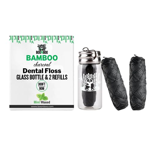 BOONBOO Bamboo Charcoal Dental Floss (3 Pieces)