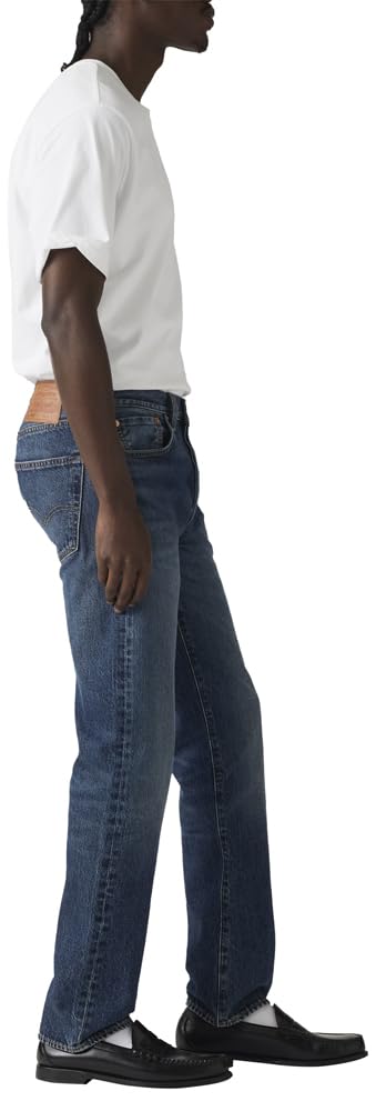 Levi's Herren Jeanshose 501 Original mit Knopfleiste, Straight Fit, Blau (Change Your Mind), W33/L32 – Ansicht 2