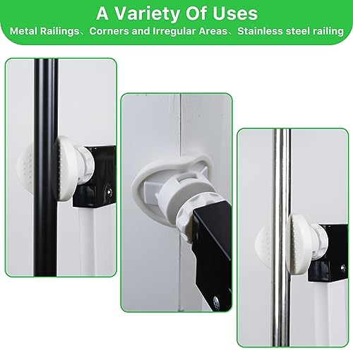2 Pack No Drill Baby Gate Adapter for Stairs with Banister