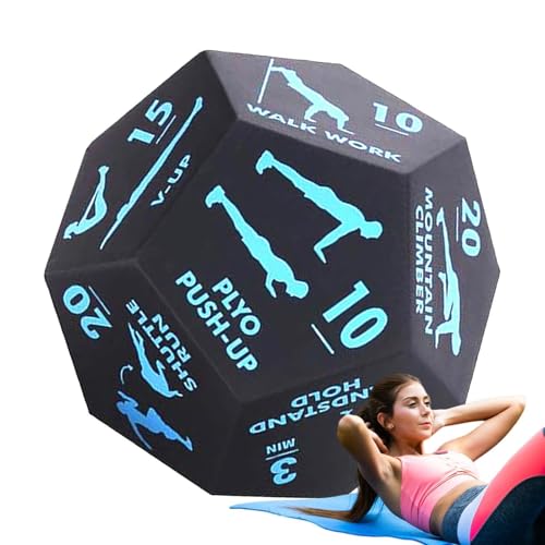 Cube de mouvement - Appareil d'entraînement sportif à douze côtés pour les activités de fitness, pour une utilisation dans la salle de gym, l'aire de jeux, l'intérieur, l'extérieur, la maison, le