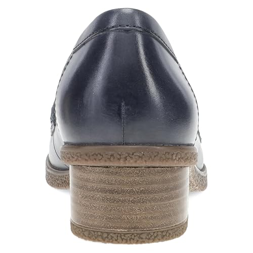 Image of Dansko Danica Heeled Loafer for Women - Waterproof Leather with Rubber Outsole and Leather Stacked Heel for Long-Lasting Style in Any Weather