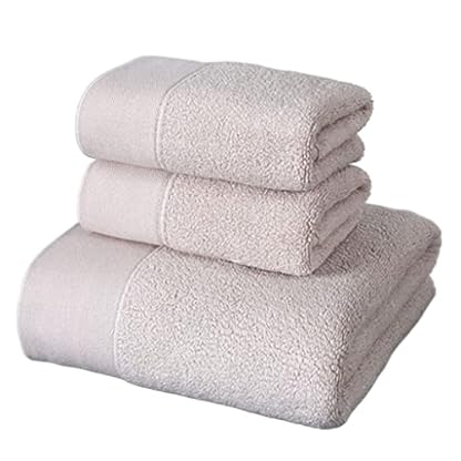 Handtuch-Badetuch-Set, Geschenkbox, Baumwoll-Badetuch, drei Sets für Erwachsene, verdicktes, weiches Wasserhandtuch (Farbe: A 3PS, Größe: 75 x 34 cm + 140 x 70 cm) (B 3 PS 75 x 34 cm + 140 x 70 cm)