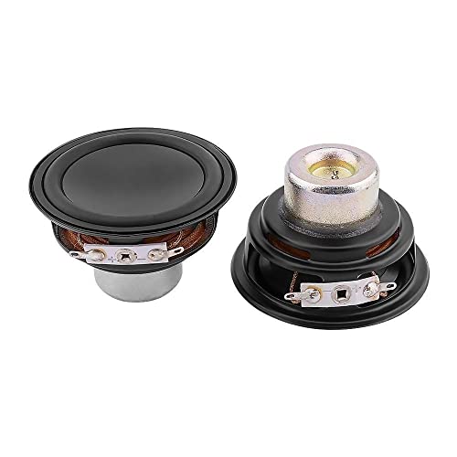 2Pcs 2.5Inch Bass Speaker Driver 6 Ohm 20W Woofer Sound Music Loudspeaker Neodymium Magnetic o Speaker Unit