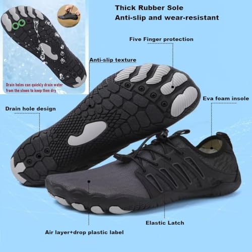 Hike Barefoot Shoes Women, New Hike Shoes Women Men, Breathable & Non-Slip Trail Athletic Footwear, Comfortable Breathable Non-Slip Wide-Toe Box Water Shoes3