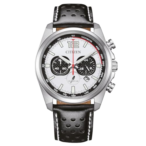 Citizen CA4640 Eco Drive Solar Chrono   Reloj para Hombre con 41 mm de diámetro en Diferentes Variantes, Negro, Correa