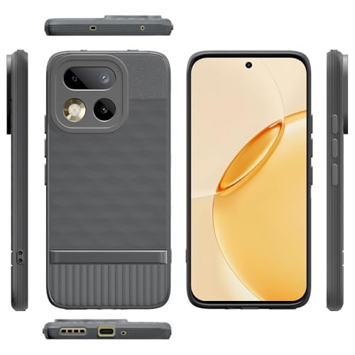 Image of Shockproof Case Compatible with Realme 16 Pro 5G | Full Camera Protection | TPU Flexible Back Cover for Realme 16 Pro 5G (Graphite Grey)